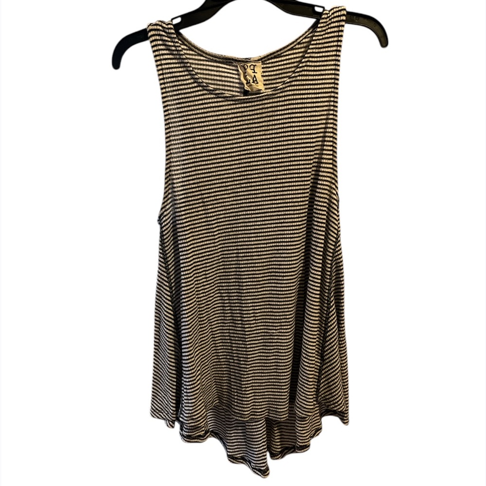 PPLA Striped Tank Top Dress, size L, casual + cute – perfect for Valentine’s Day